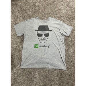 Breaking Bad Heisenberg Walter White Graphic T-Shirt Gray 2XL 2014 IML Mens